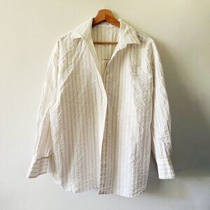 Zara Striped Button Down Shirt